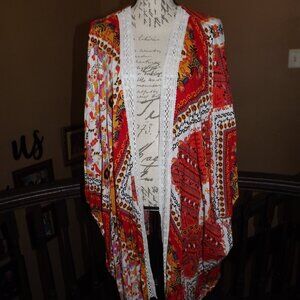 women's COCO + CARMEN kimono one size New with tags!